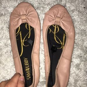 Pink ballet flats